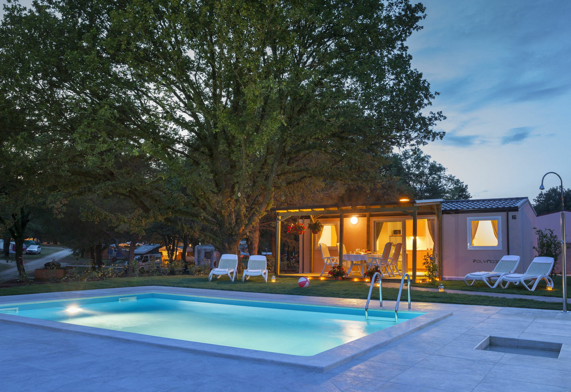 Maistra Camping Valkanela Mobile Homes Фунтана Экстерьер фото